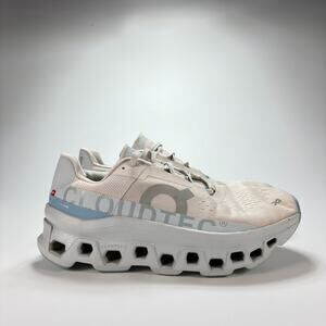 On Running Cloudmonster Frost Wash White Running Shoes 61.97653 Women's Size 9